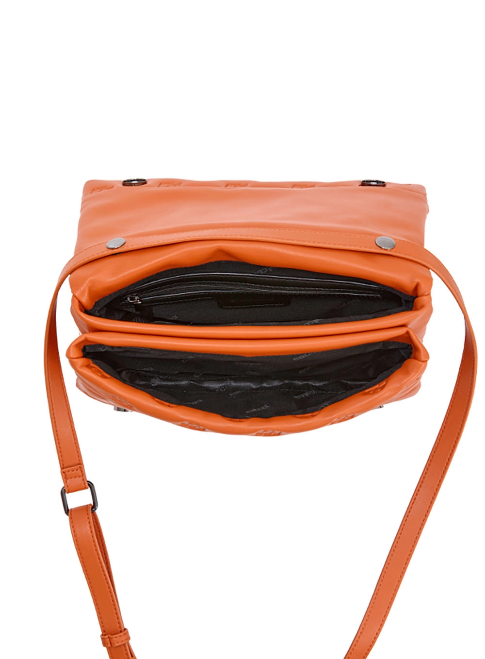 Bolsa Colcci Fem Cross Grav Puffer Laranja