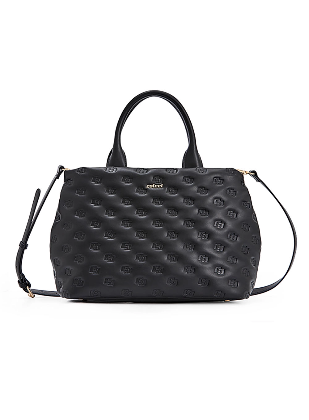 Bolsa Colcci Fem Tote Grav Puffer Preto