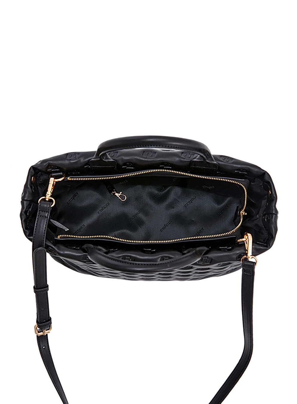 Bolsa Colcci Fem Tote Grav Puffer Preto