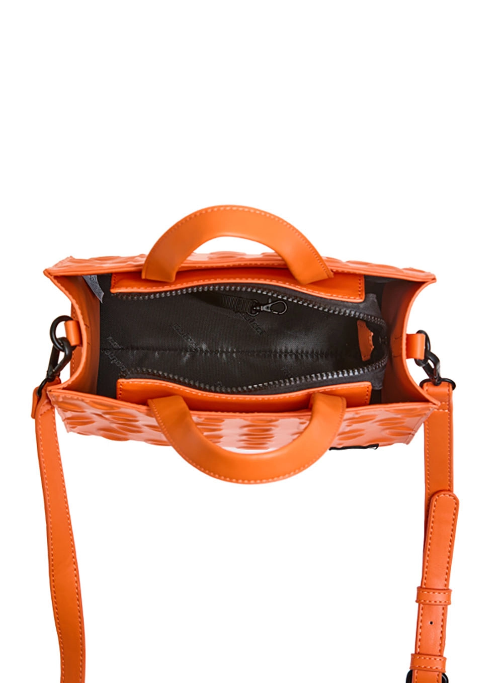 Bolsa Fem Colcci Tote Alto Relevo Laranja