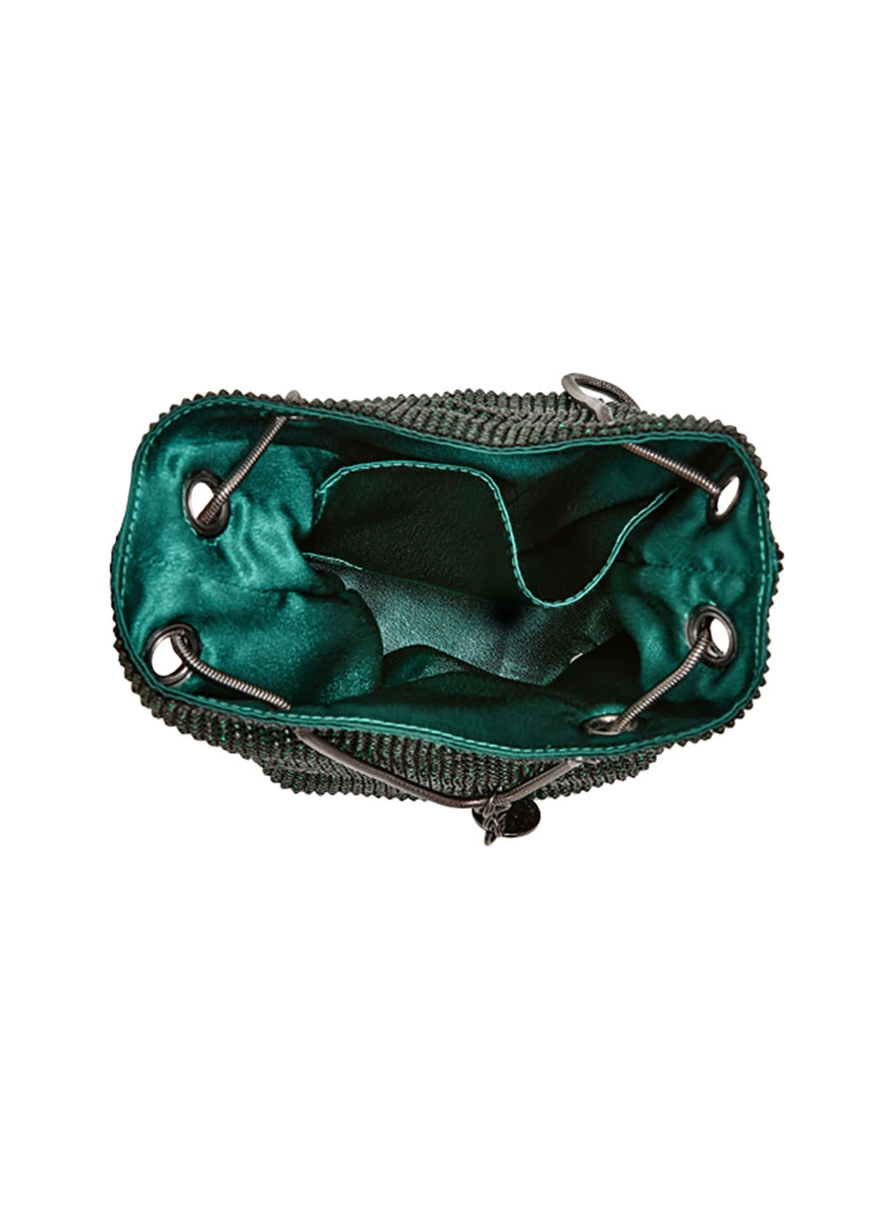 Bolsa Bucket Strass Verde