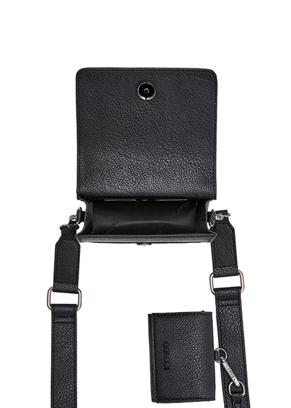 Bolsa Dupla Double Bag Textura Preto