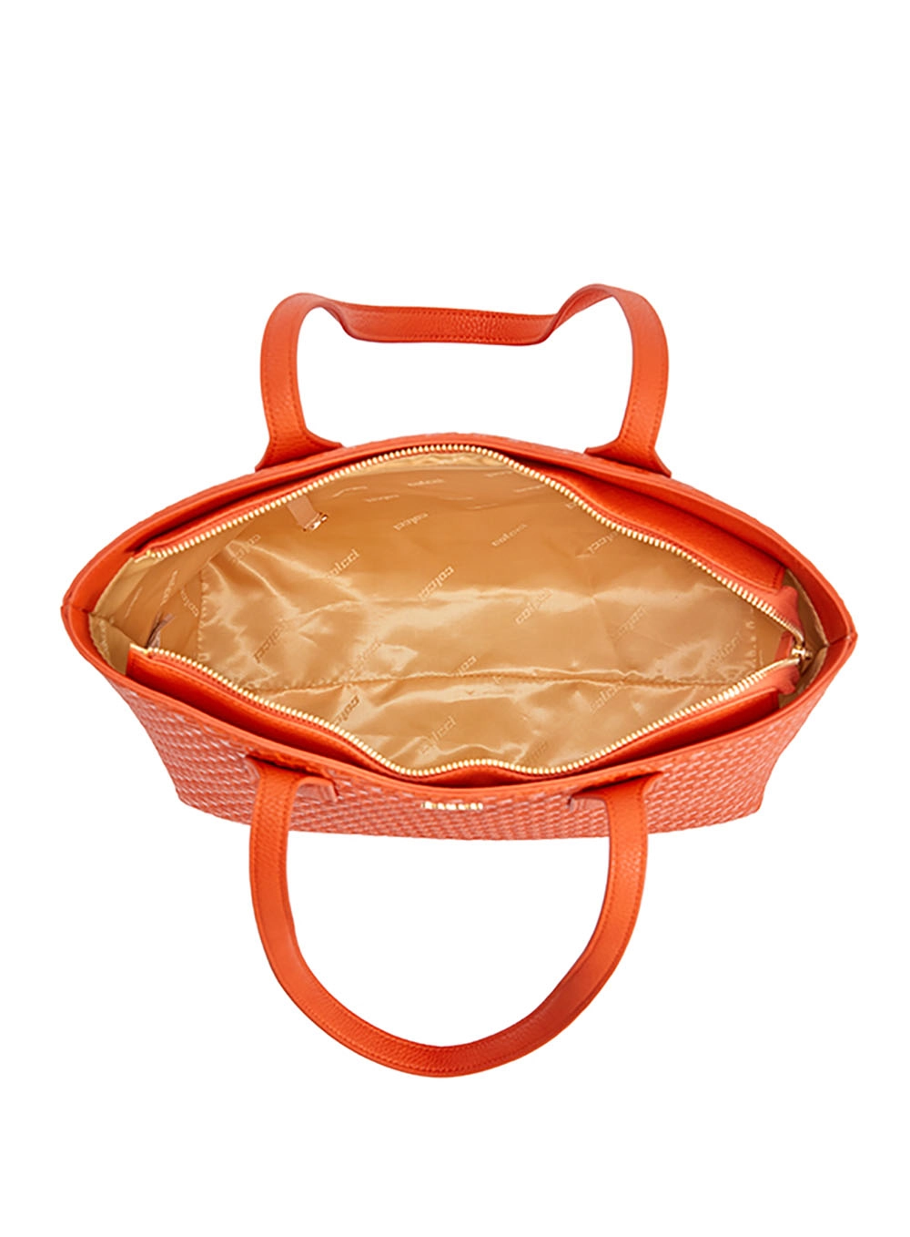 Bolsa Fem Colcci Shopping Gravacao Laranja