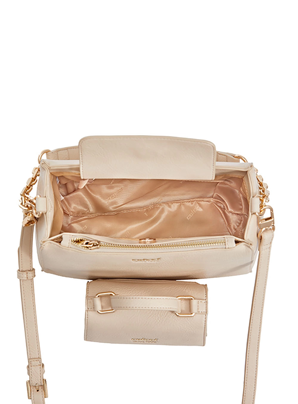 Bolsa Colcci Fem Multi Bag Textura Off White