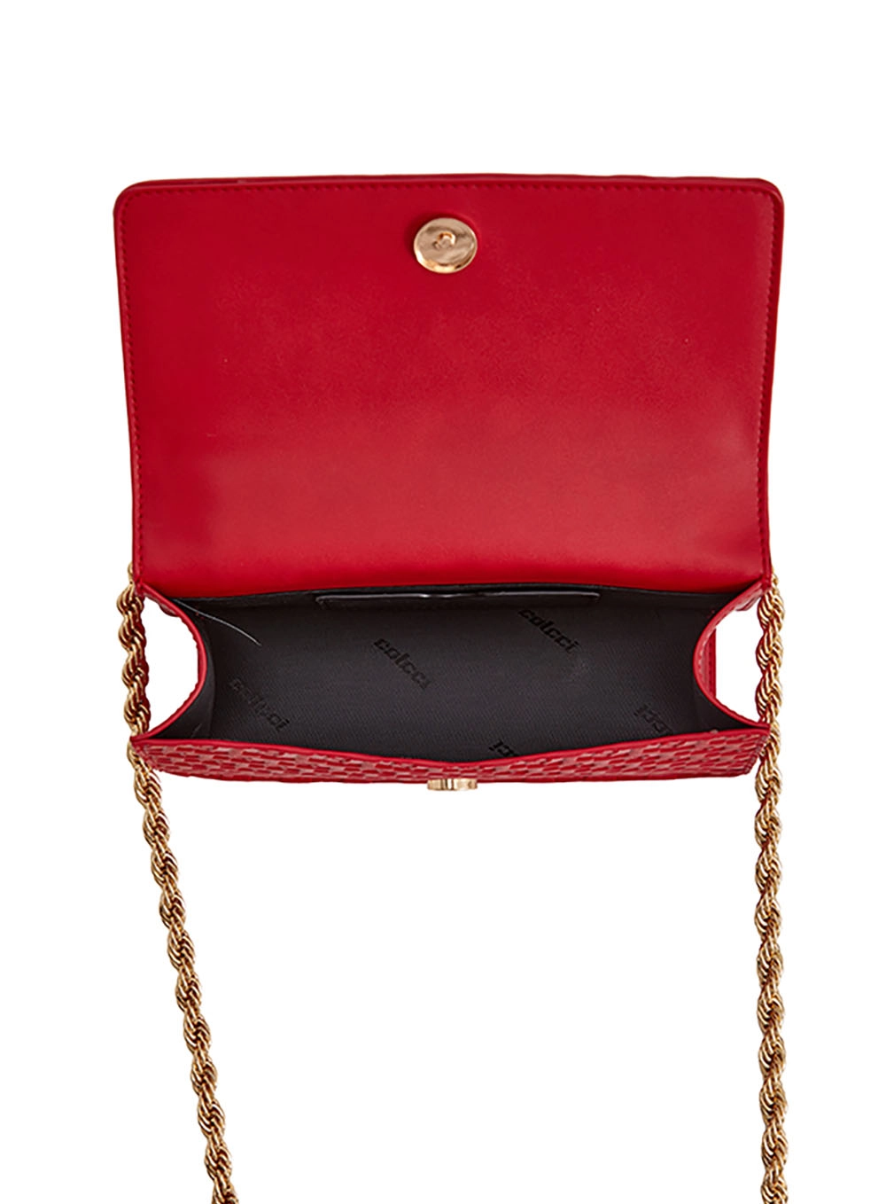 Bolsa Colcci Fem Crossbody Gravacao Vermelho