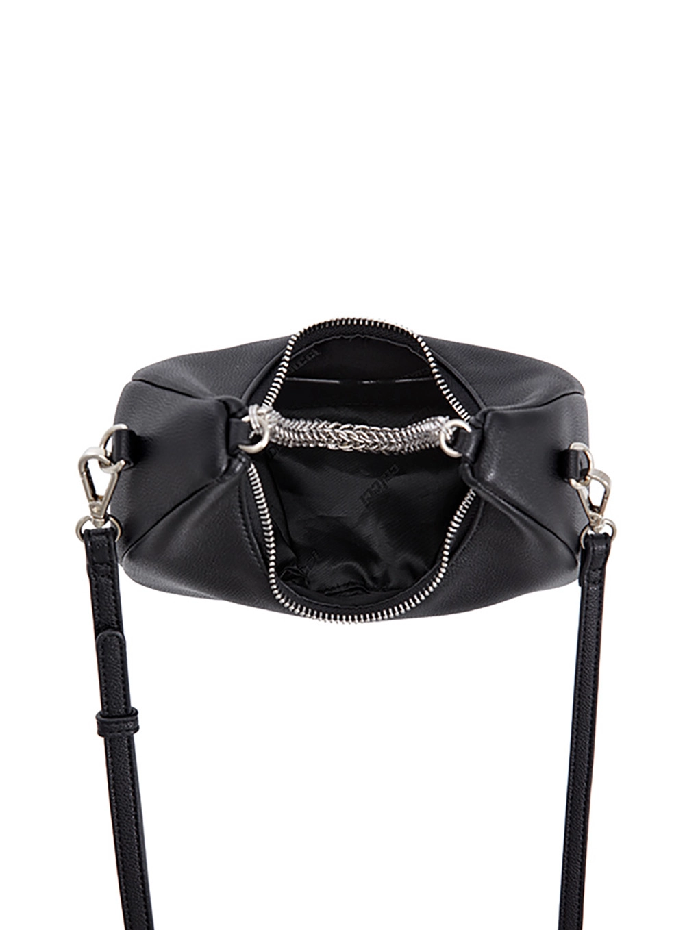 Bolsa Colcci Fem Meia-lua Mini Floate Preto