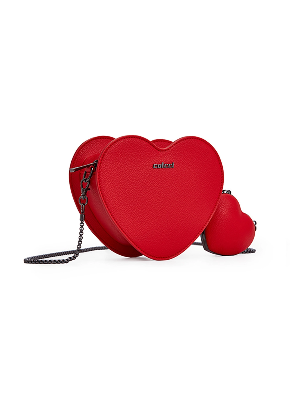 Bolsa Colcci Fem Heart Mini Floater Vermelho