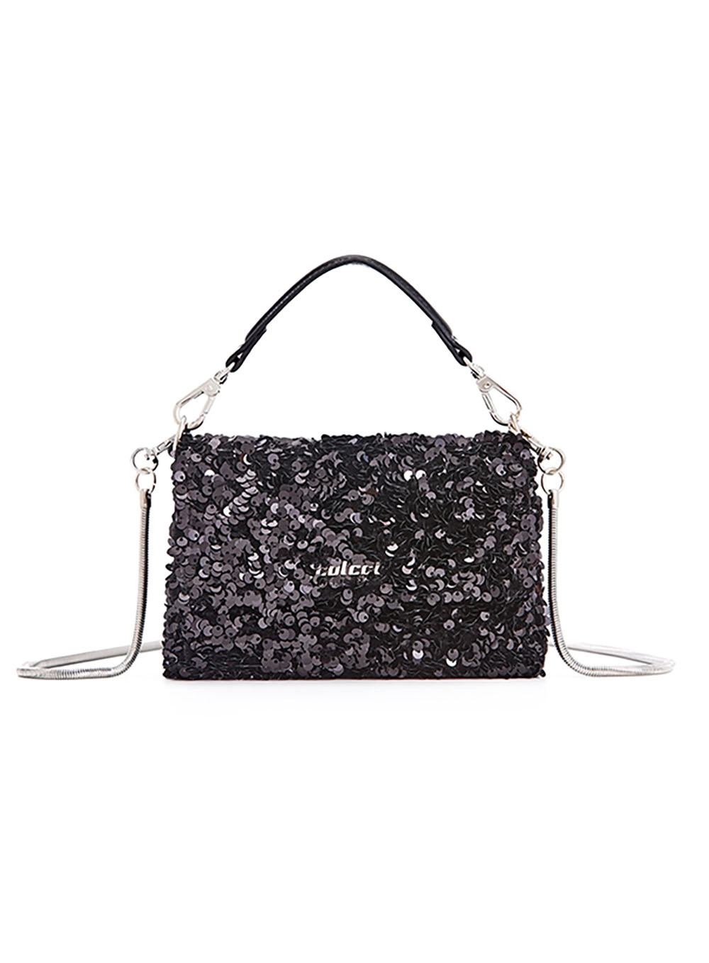 Bolsa Colcci Fem Mini Crossbody Paete Preto