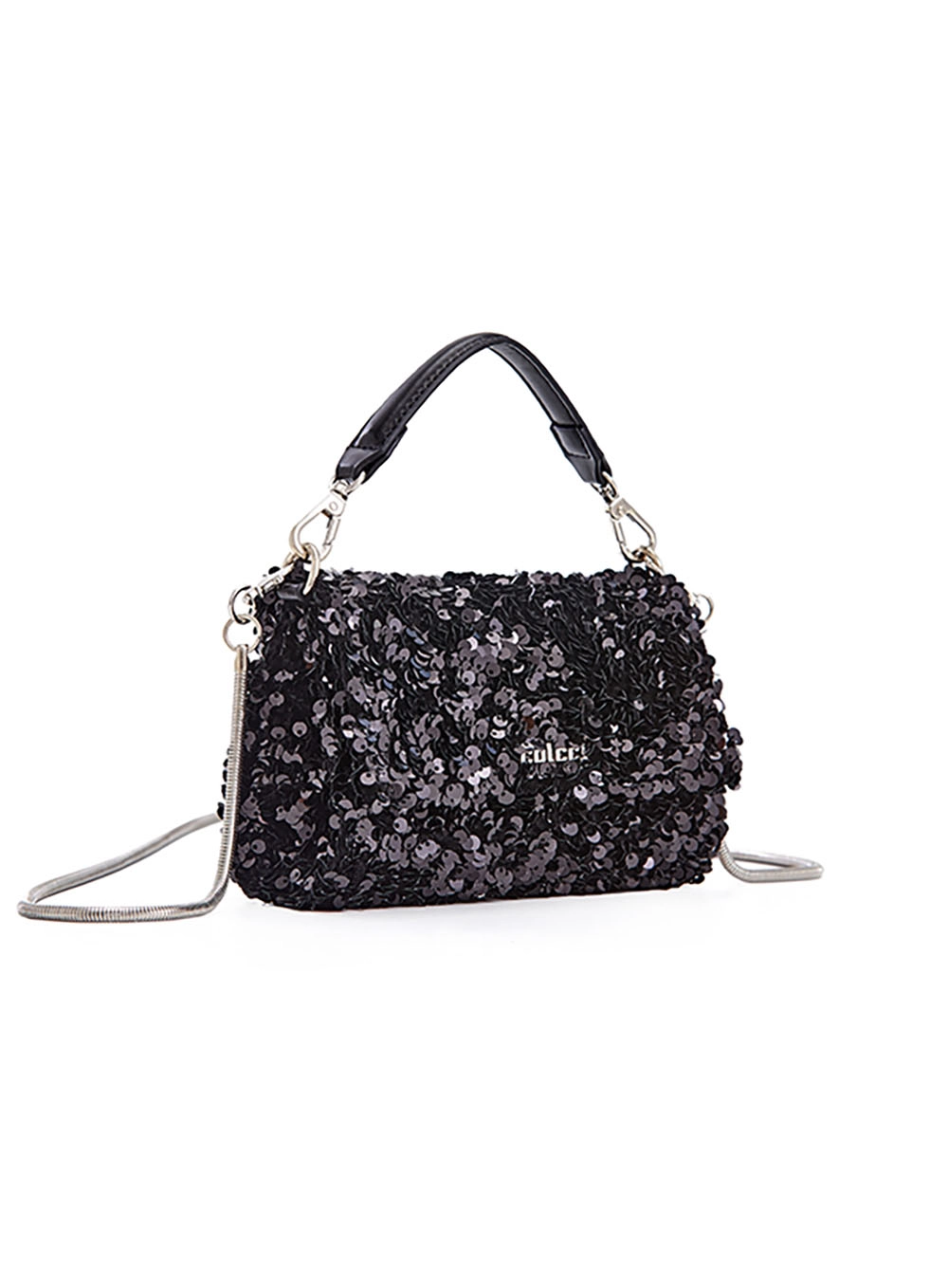 Bolsa Colcci Fem Mini Crossbody Paete Preto