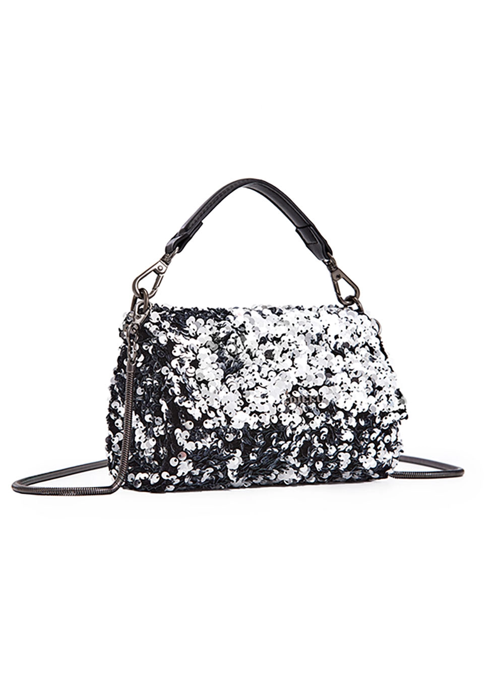 Bolsa Colcci Fem Mini Crossbody Paete Prata