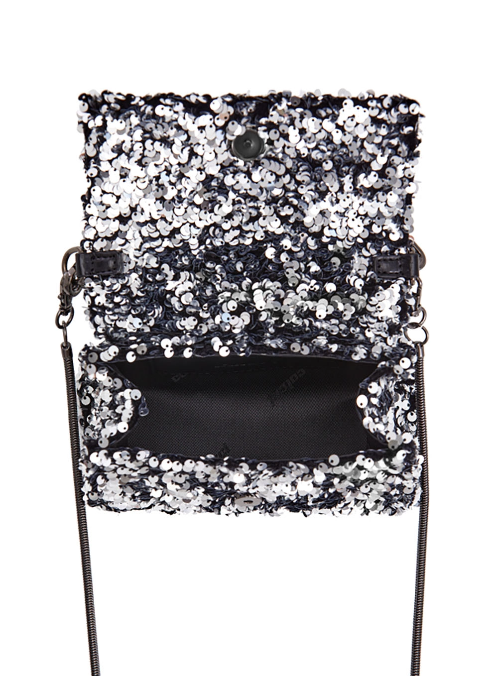 Bolsa Colcci Fem Mini Crossbody Paete Prata