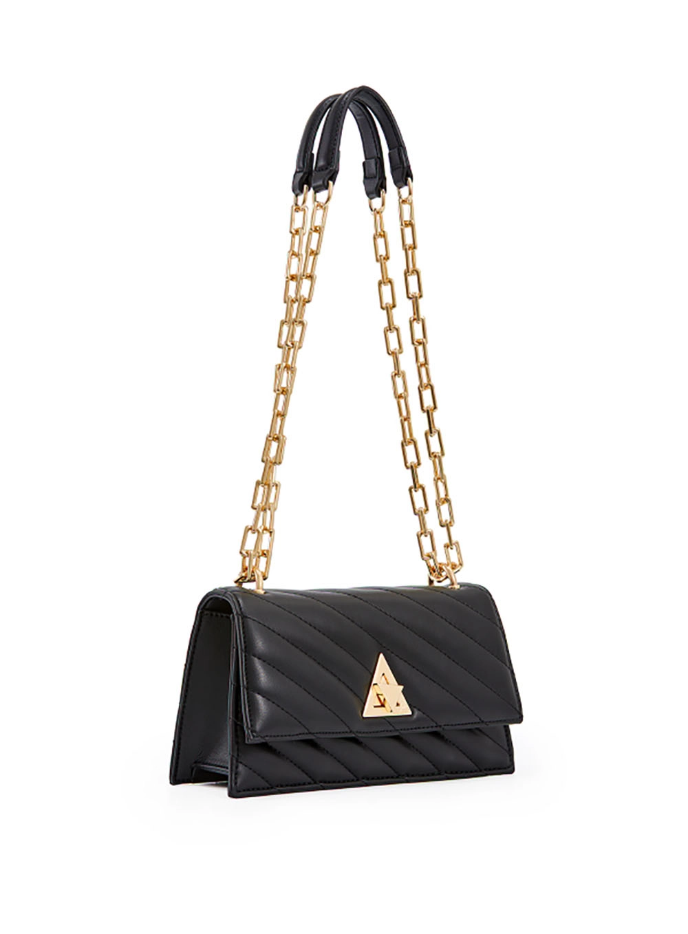 Bolsa Colcci Feminina Tiracolo Estampa Quadriculada Preto