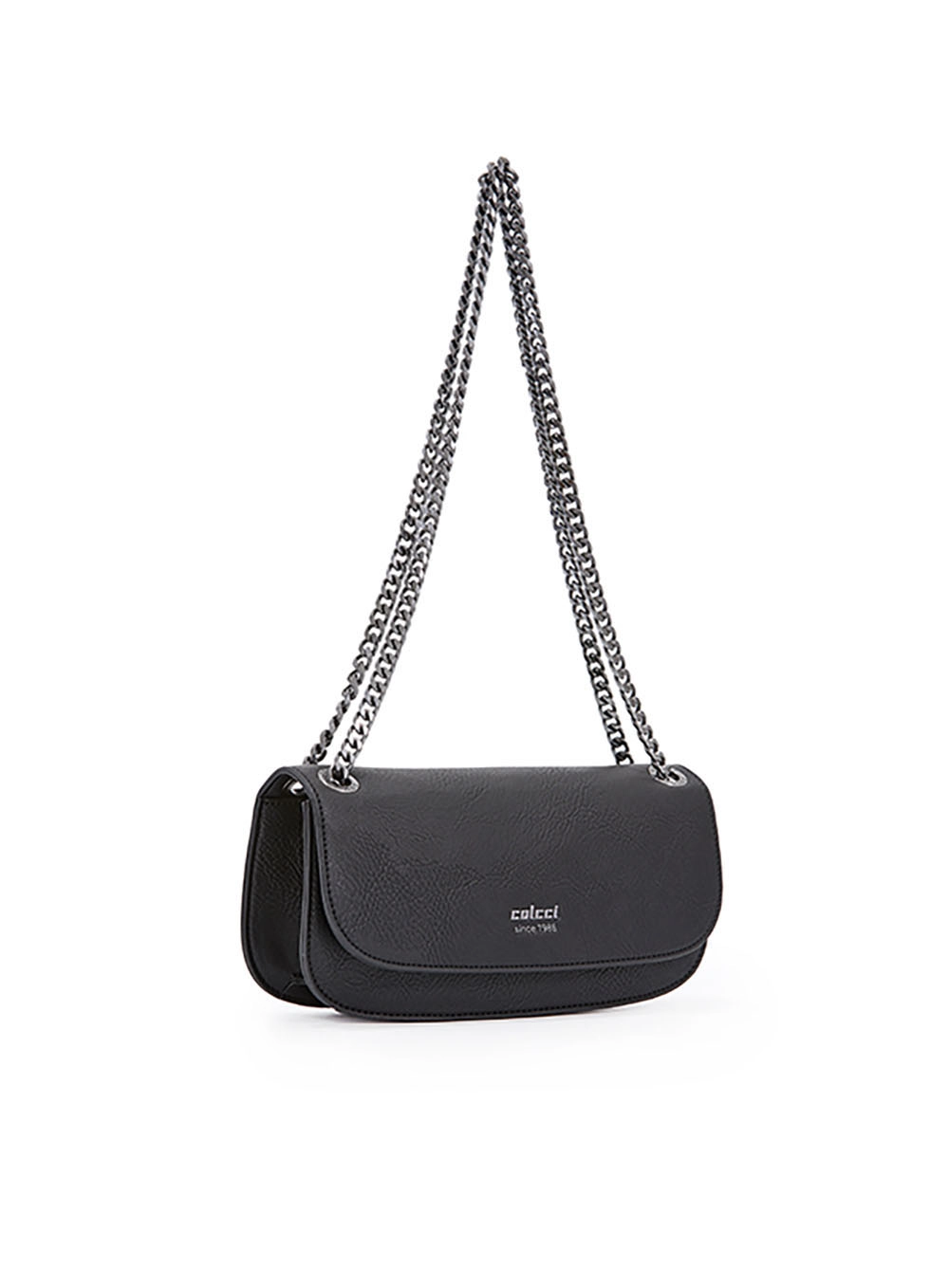 Bolsa Colcci Fem Baguette Textura Preto