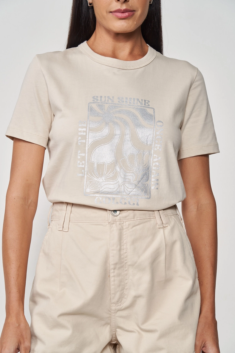 Camiseta Estampada Feminina