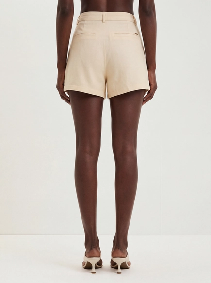 Short Alfaiataria Com Pregas