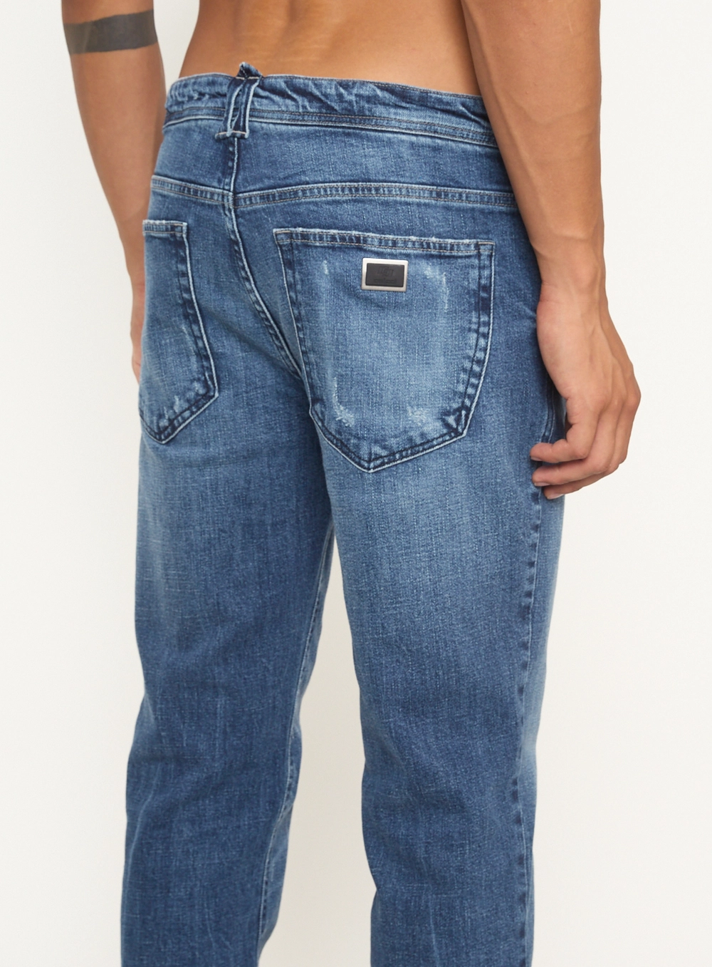 Calça Masculina Jeans Slim Índigo