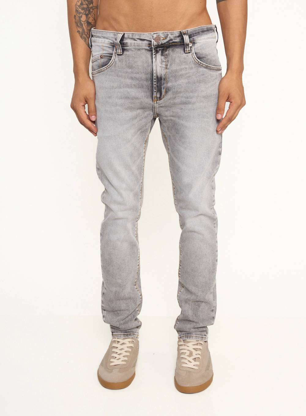 Calça Masculina Jeans New Felipe Skinny Indigo Preto