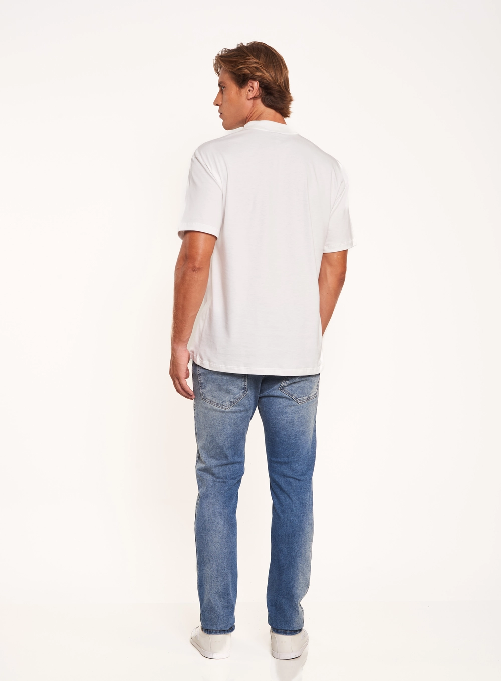Calça Masculina Felipe Skinny Com Bolsos Índigo