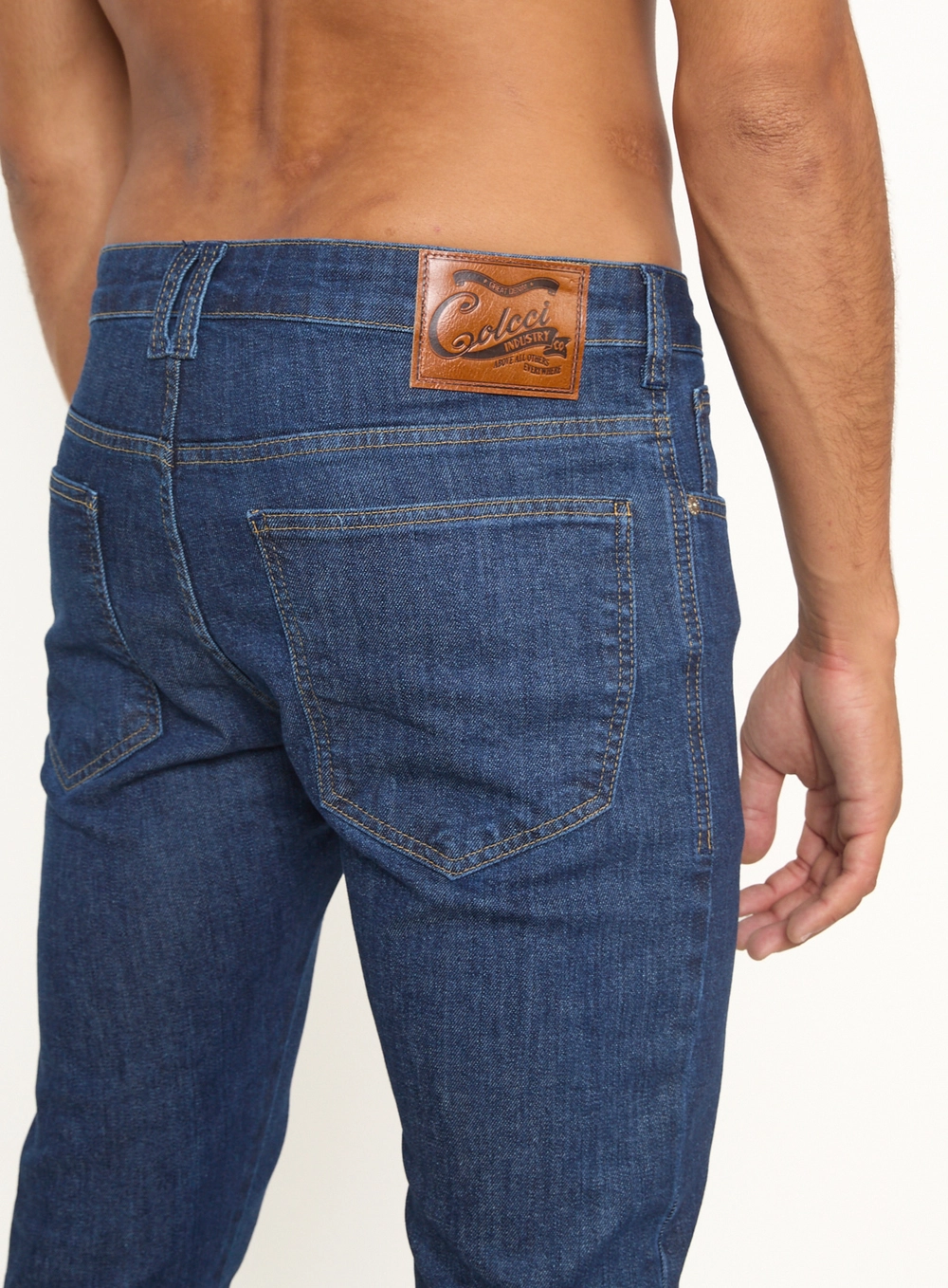 Calça Masculina Felipe Skinny Jeans Índigo
