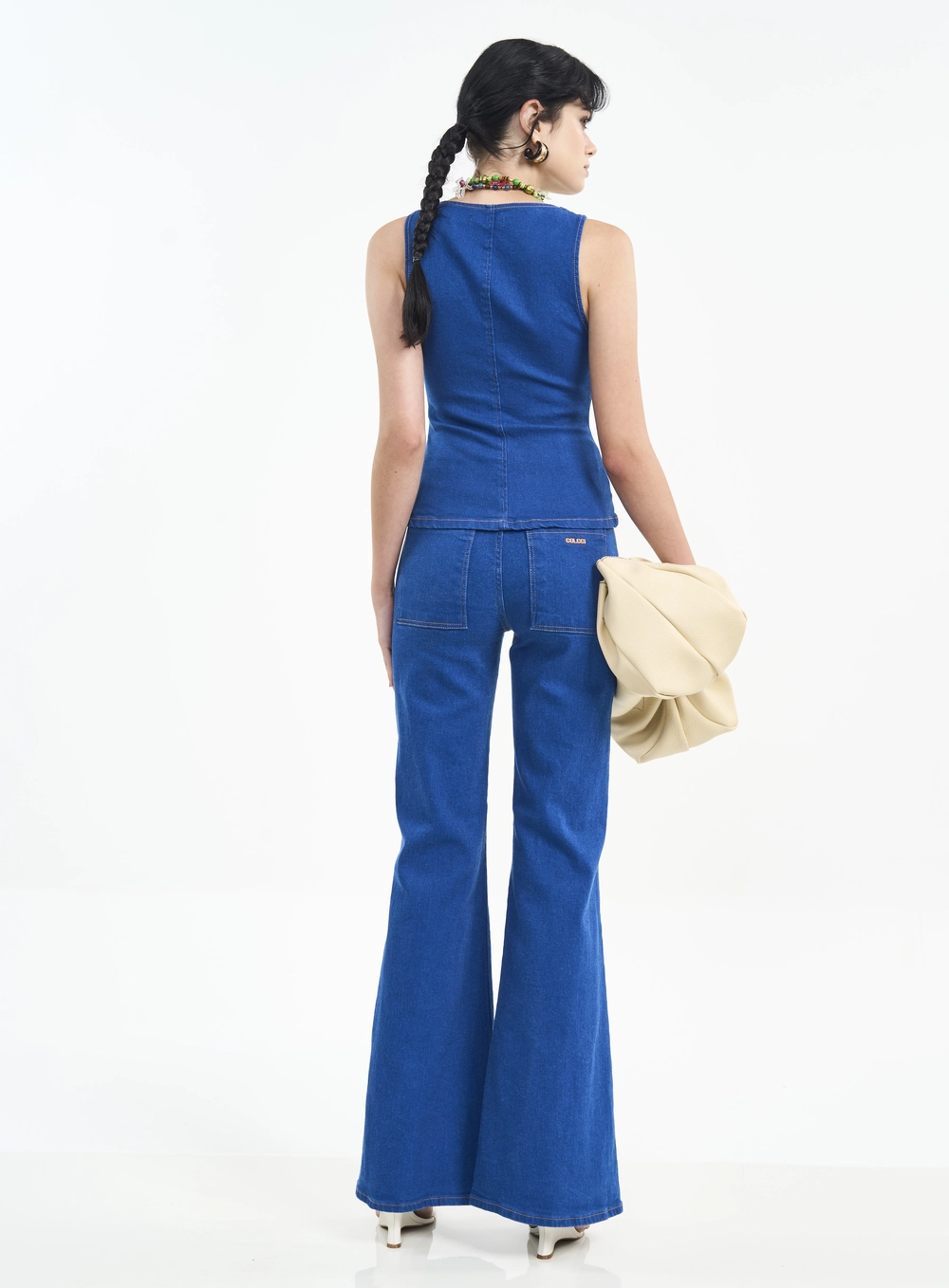 Calça Jeans Feminina Bruna Boot Cut Índigo