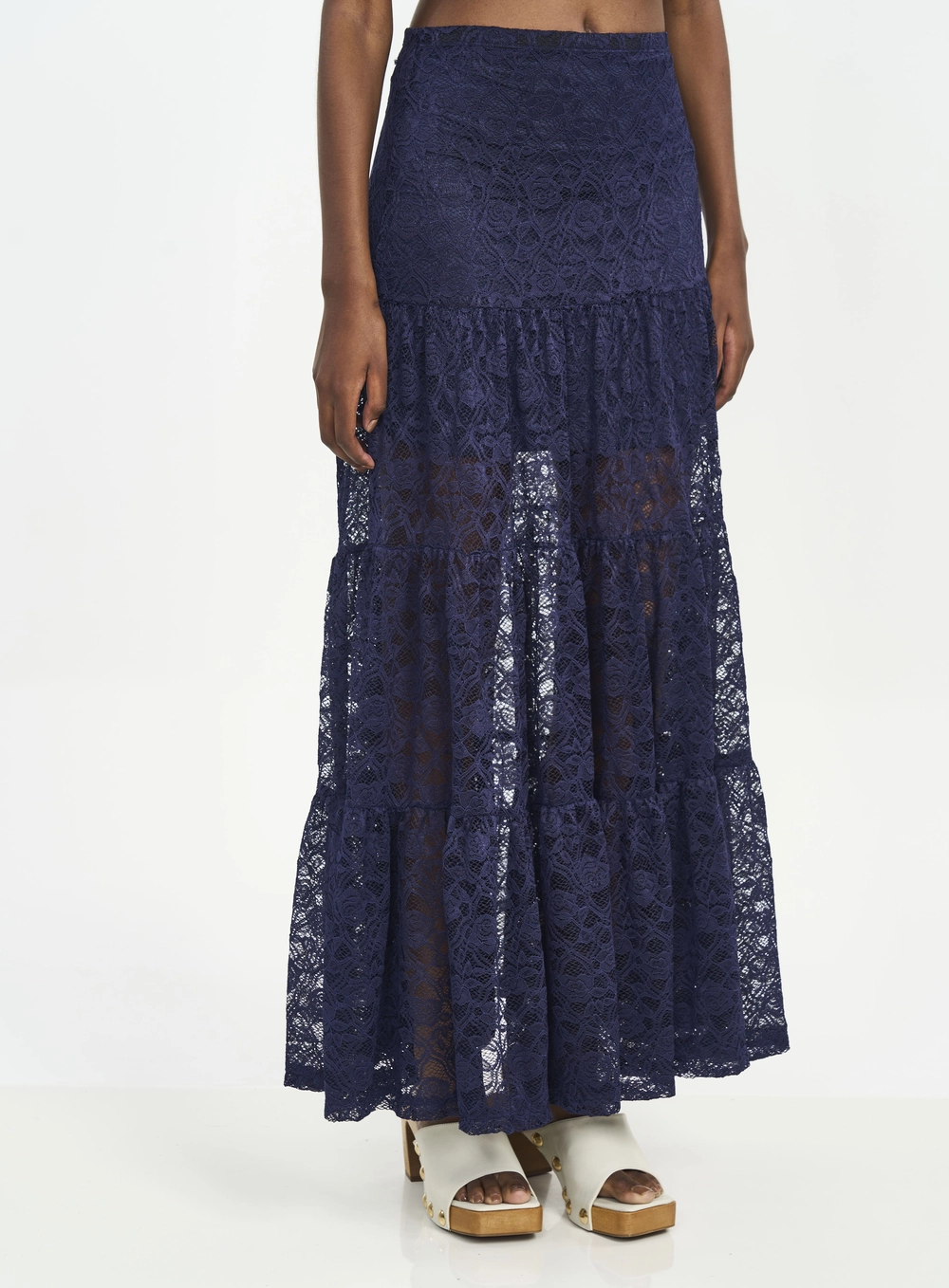 Saia Longa De Renda - Joana Azul