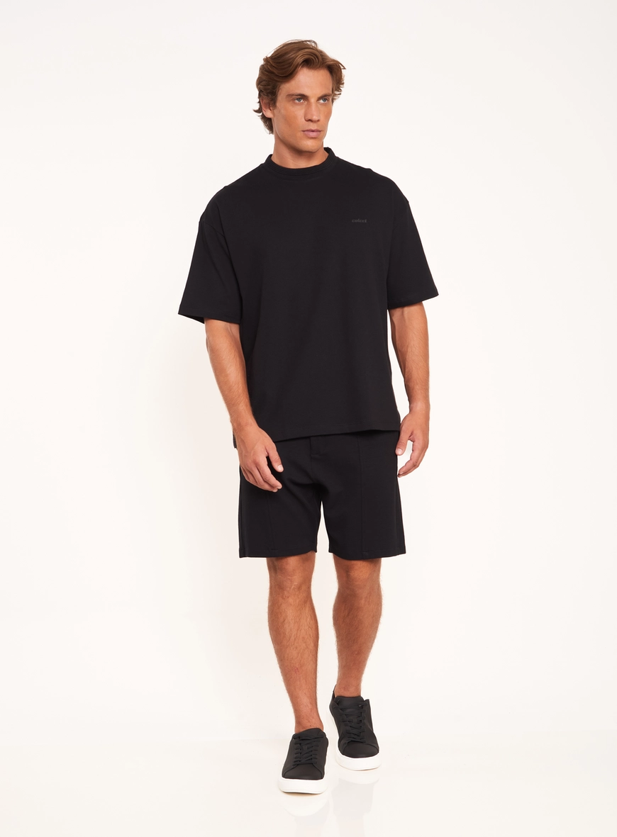 Camiseta Masculina Oversized Com Logo