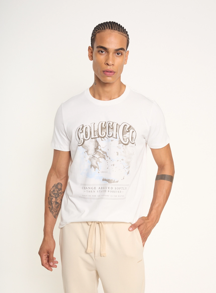 Camiseta Com Estampa Greece