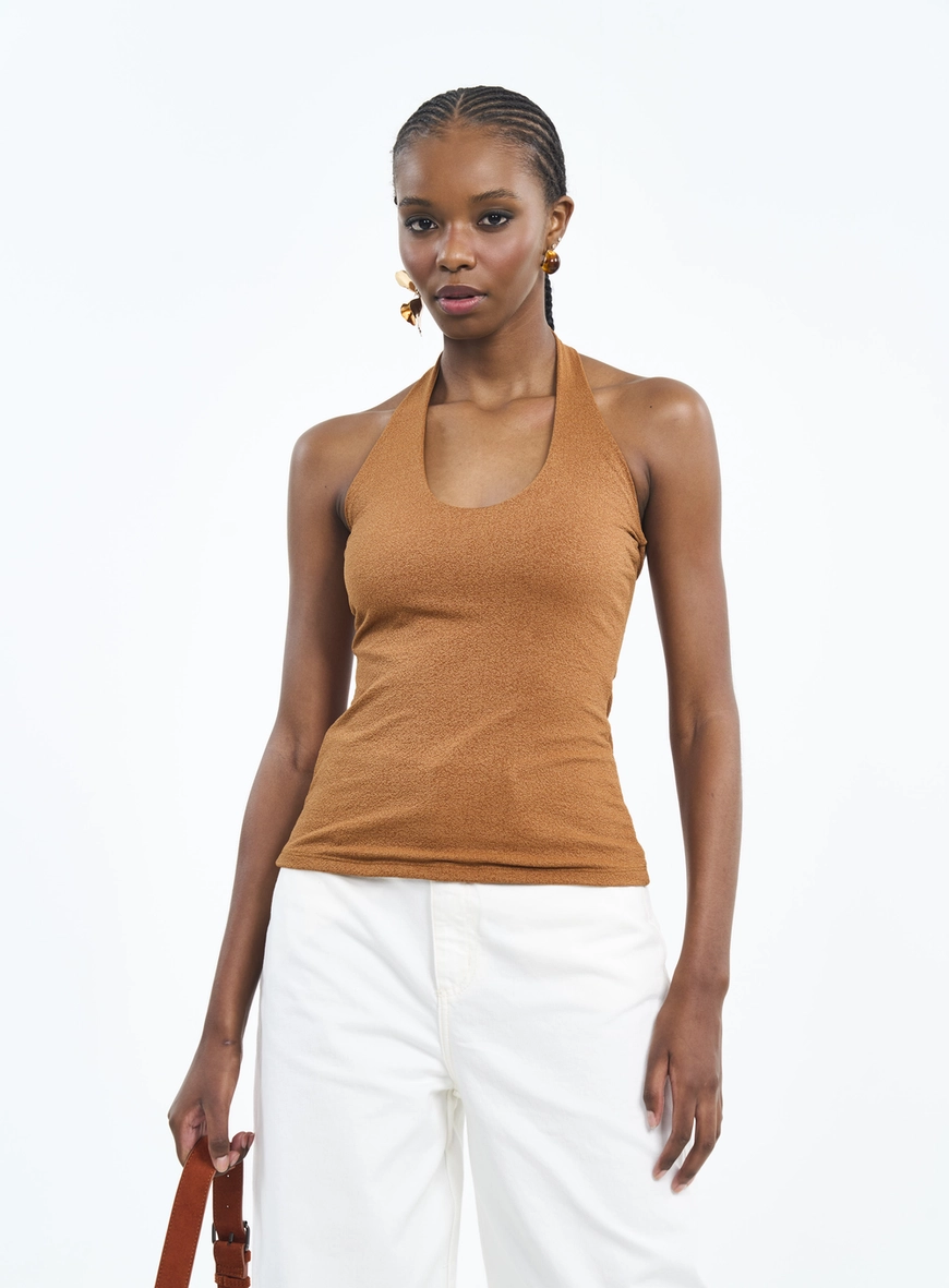 Blusa Frente Única Com Textura
