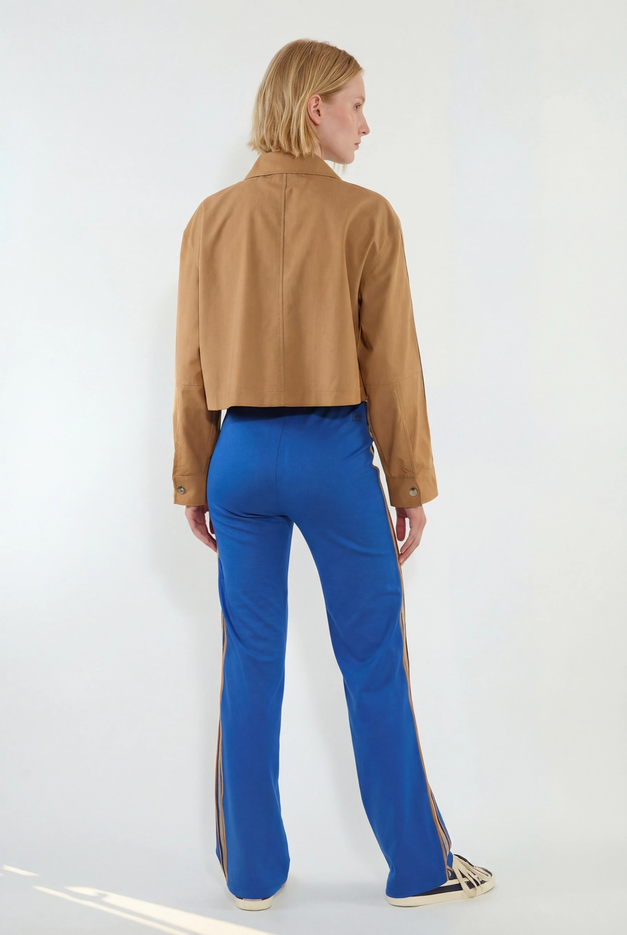 Camisa Alfaiataria Feminina Loose Bege 2