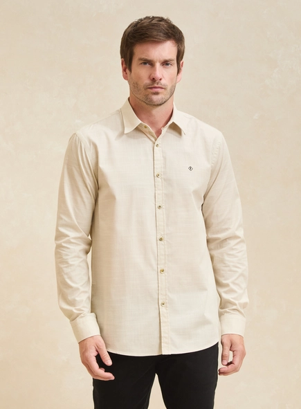 Camisa Masculina Relax Manga Longa