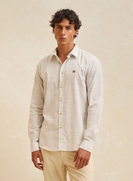Camisa Masculina Relax Manga Longa Listrada