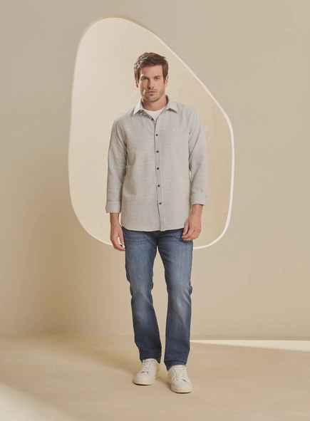 Camisa Masculina Relax Manga Longa