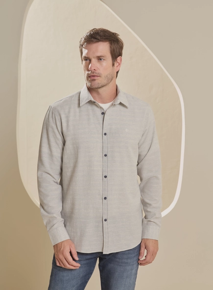 Camisa Masculina Relax Manga Longa