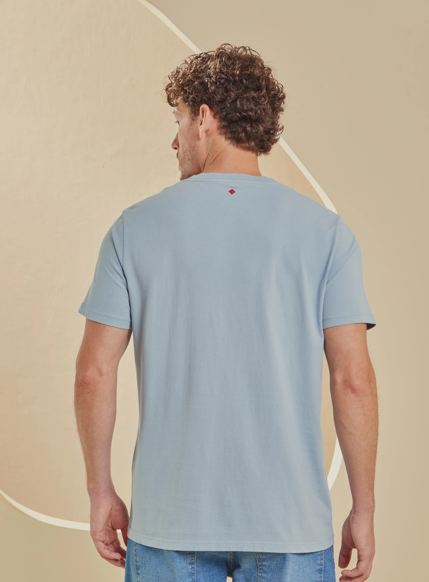 Camiseta Masculina New Slim - Forum Jeans Azul