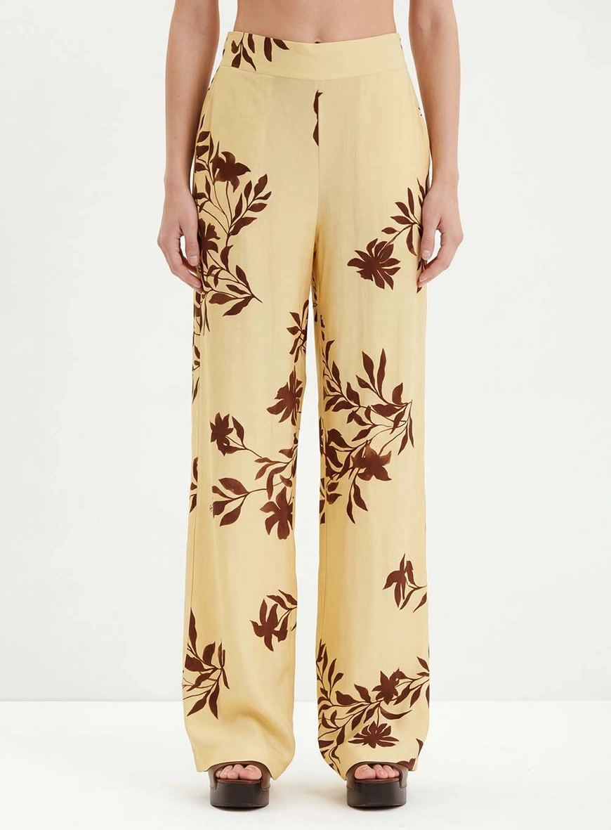 Calça Feminina Estampada Floral - Pantalona Estampados 1