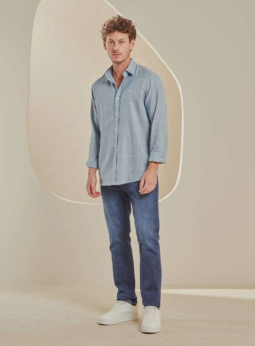 Camisa Masculina Relax Manga Curta Estampados 3