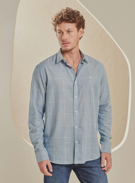 Camisa Masculina Relax Manga Curta