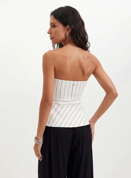 Blusa Feminina Listrada - Peplum
