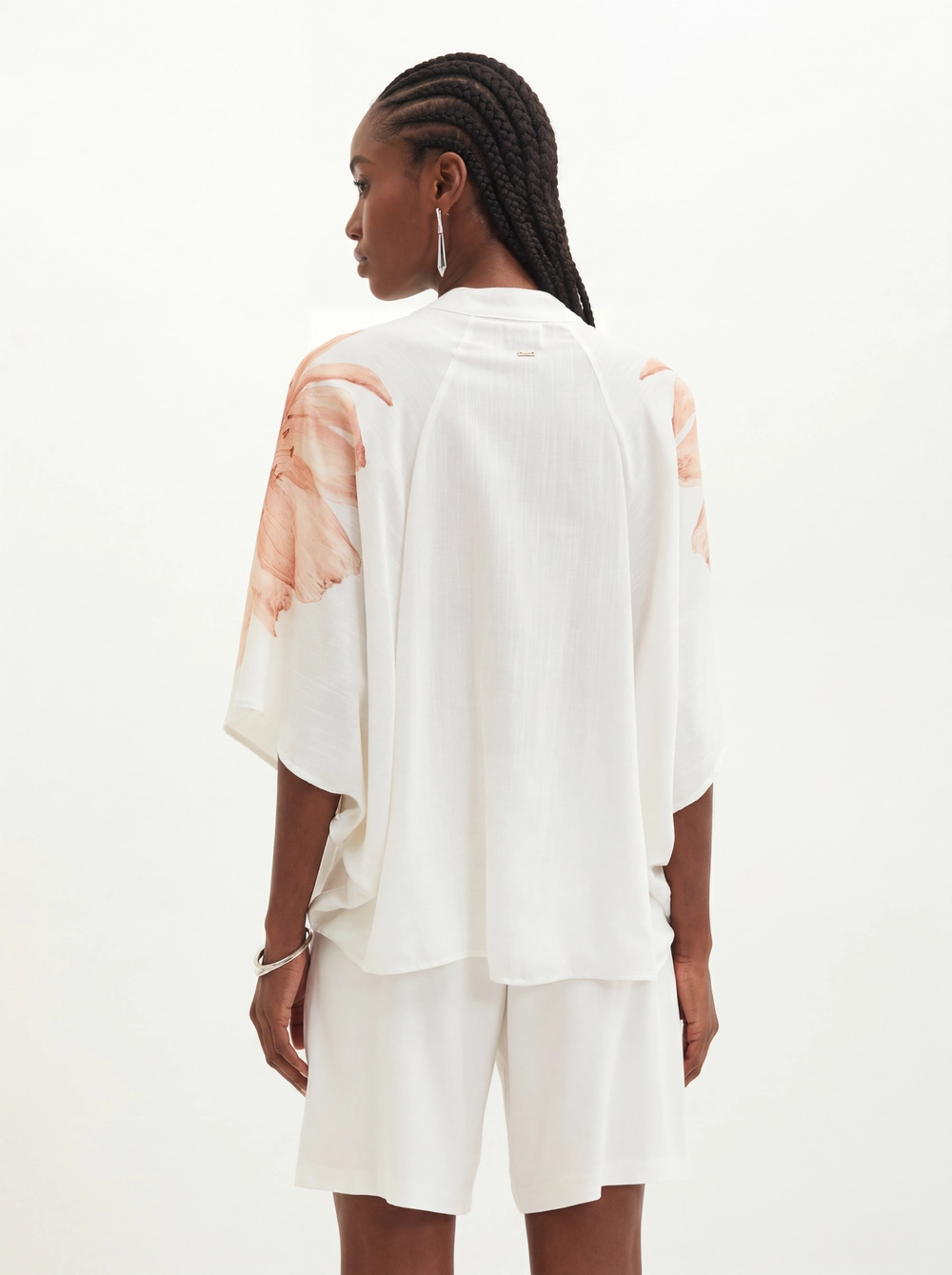 Camisa Feminina Estampada Com Botões - Ampla Estampados 2
