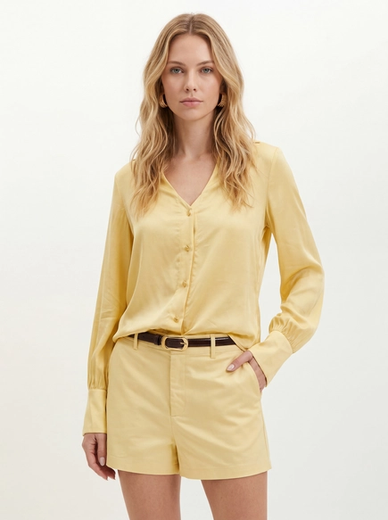 Camisa Feminina Com Botões - Comfort