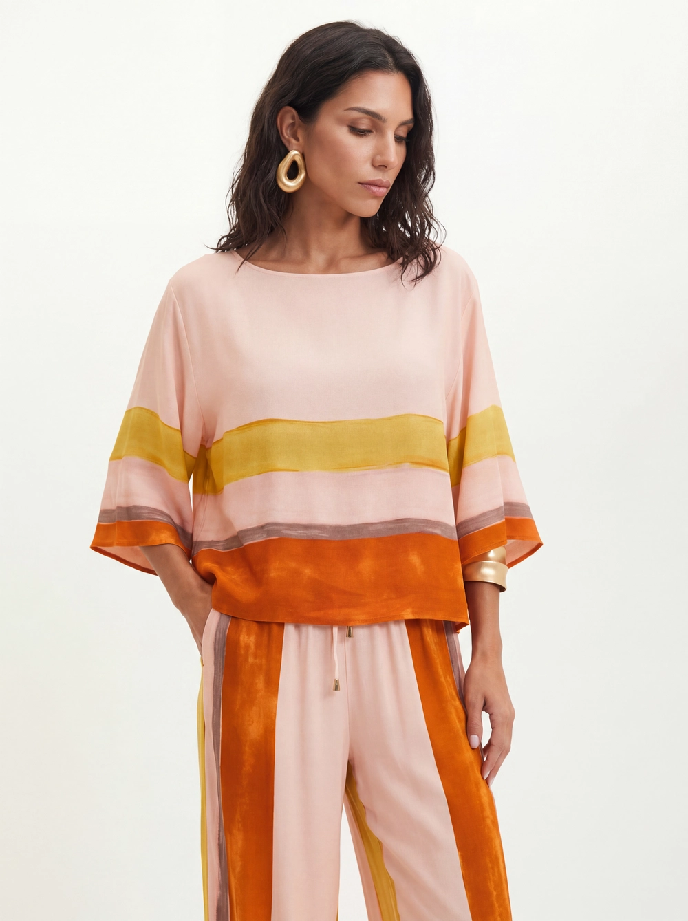 Camiseta Feminina Estampada Com Manga Ampla - Slim Estampados 4
