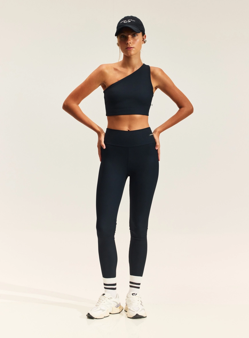 Calça Legging Feminina Com Cós Alto