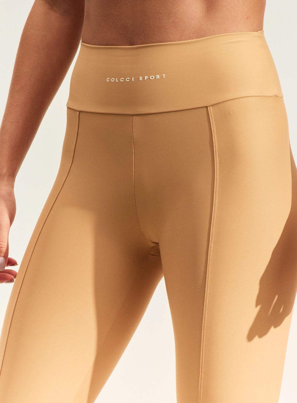 Calça Legging Feminino Pezinho Bege