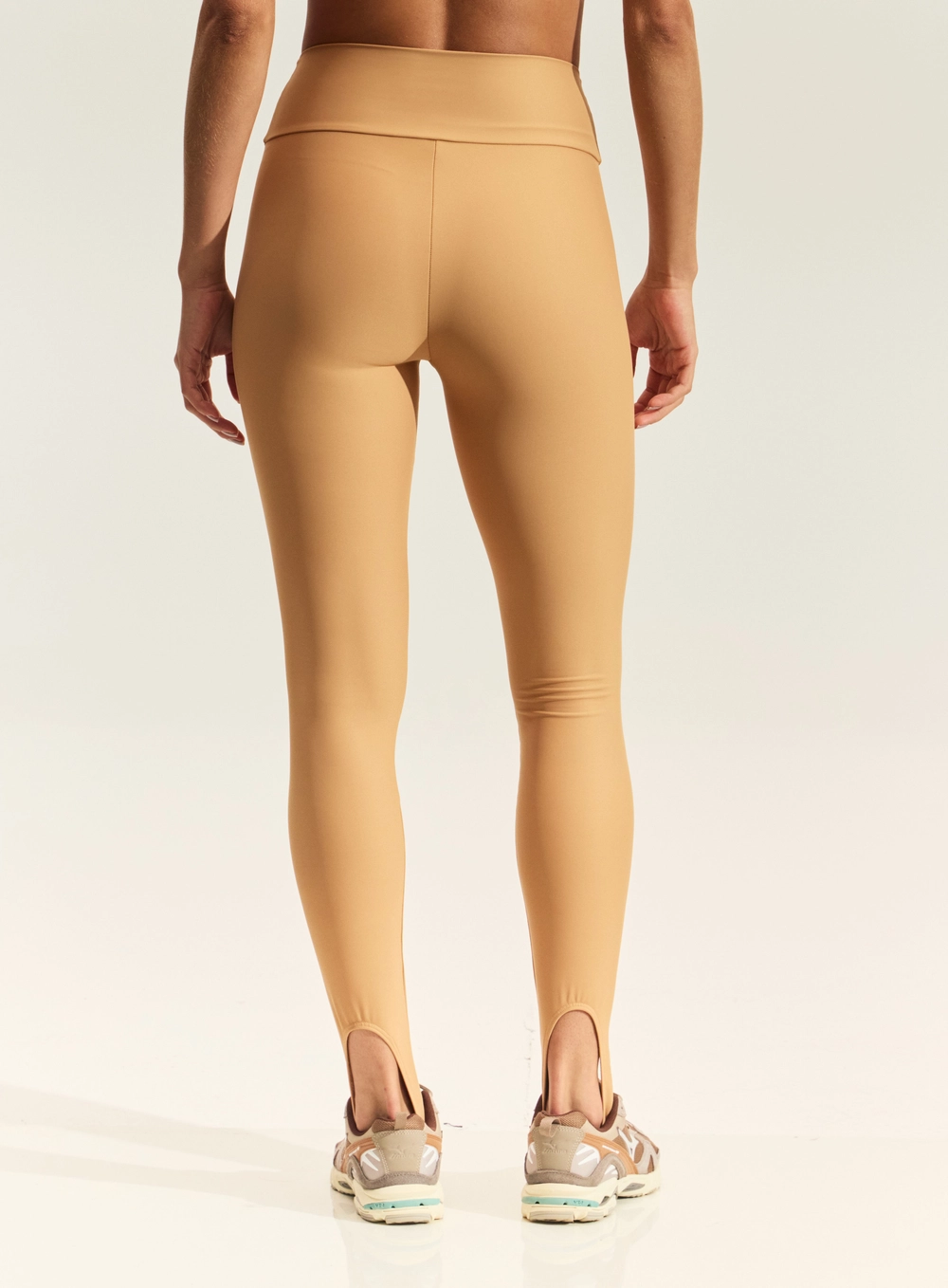 Calça Legging Feminino Pezinho Bege