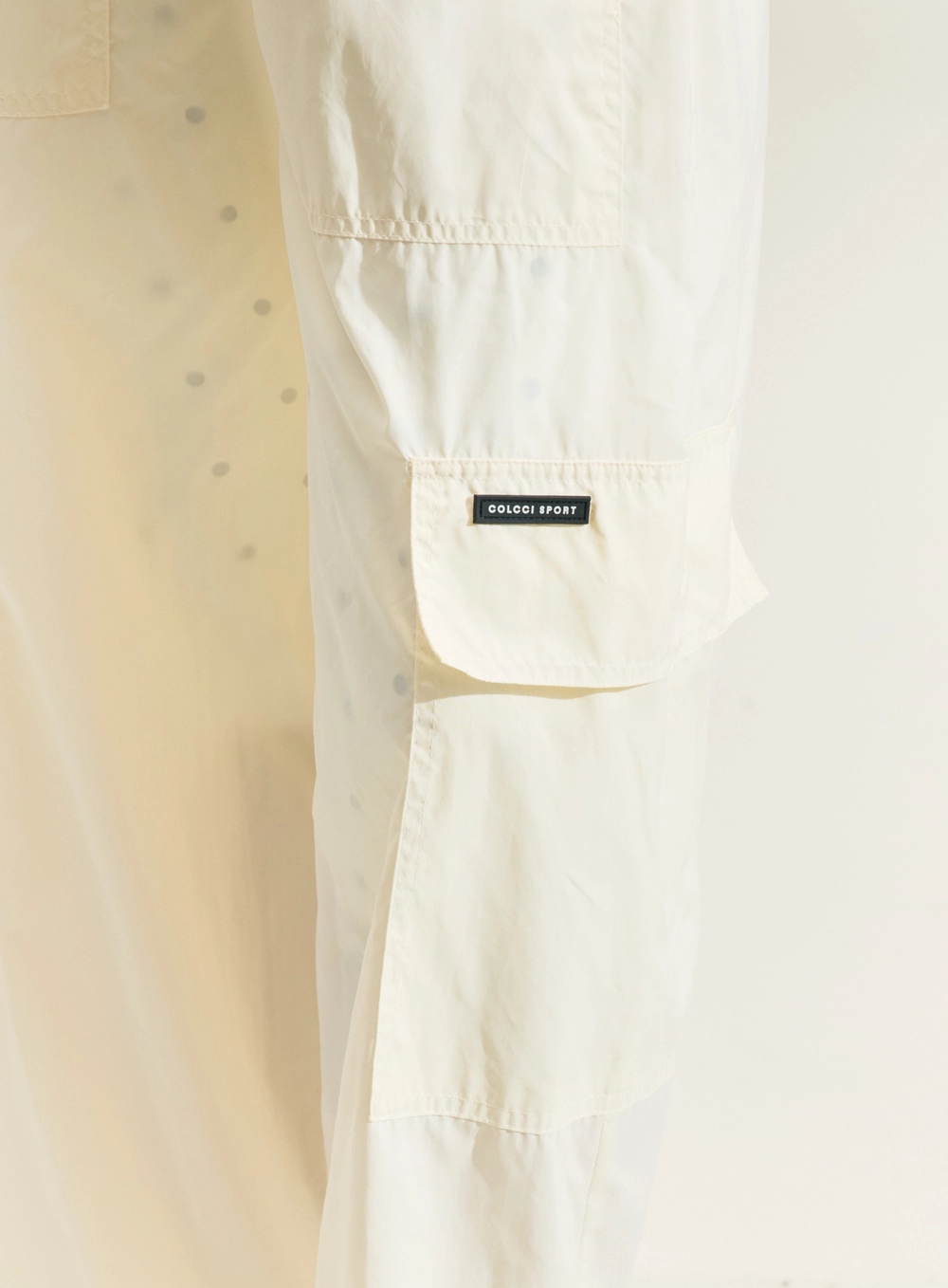 Calça Barrel Com Bolsos Branco