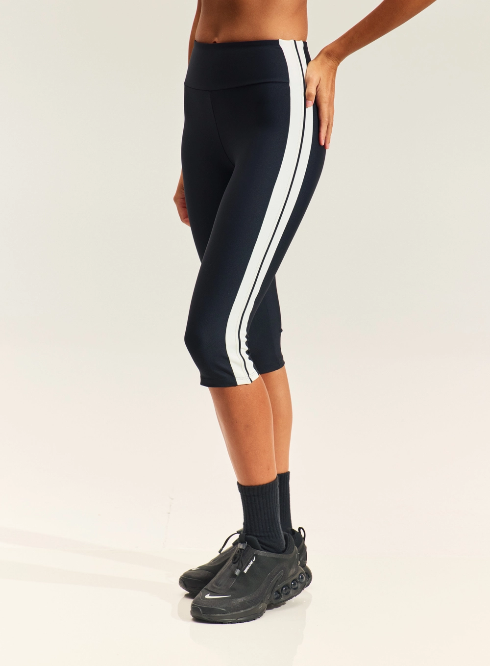 Calça Legging Corsário Feminina PRETO