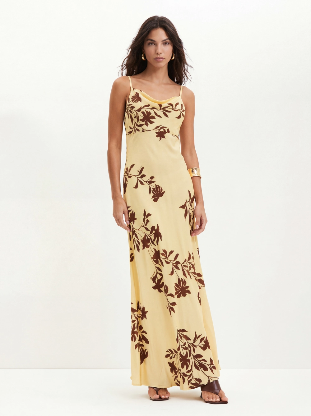 Vestido Estampado Com Alças Finas Estampados 3
