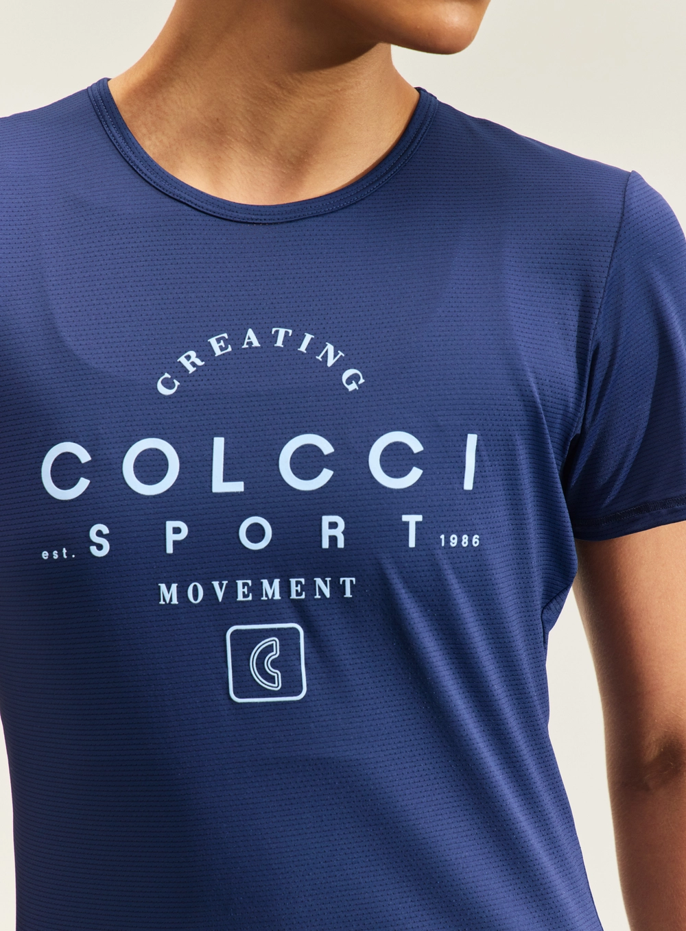 Blusa Sport Feminina Com Estampa Frontal Azul