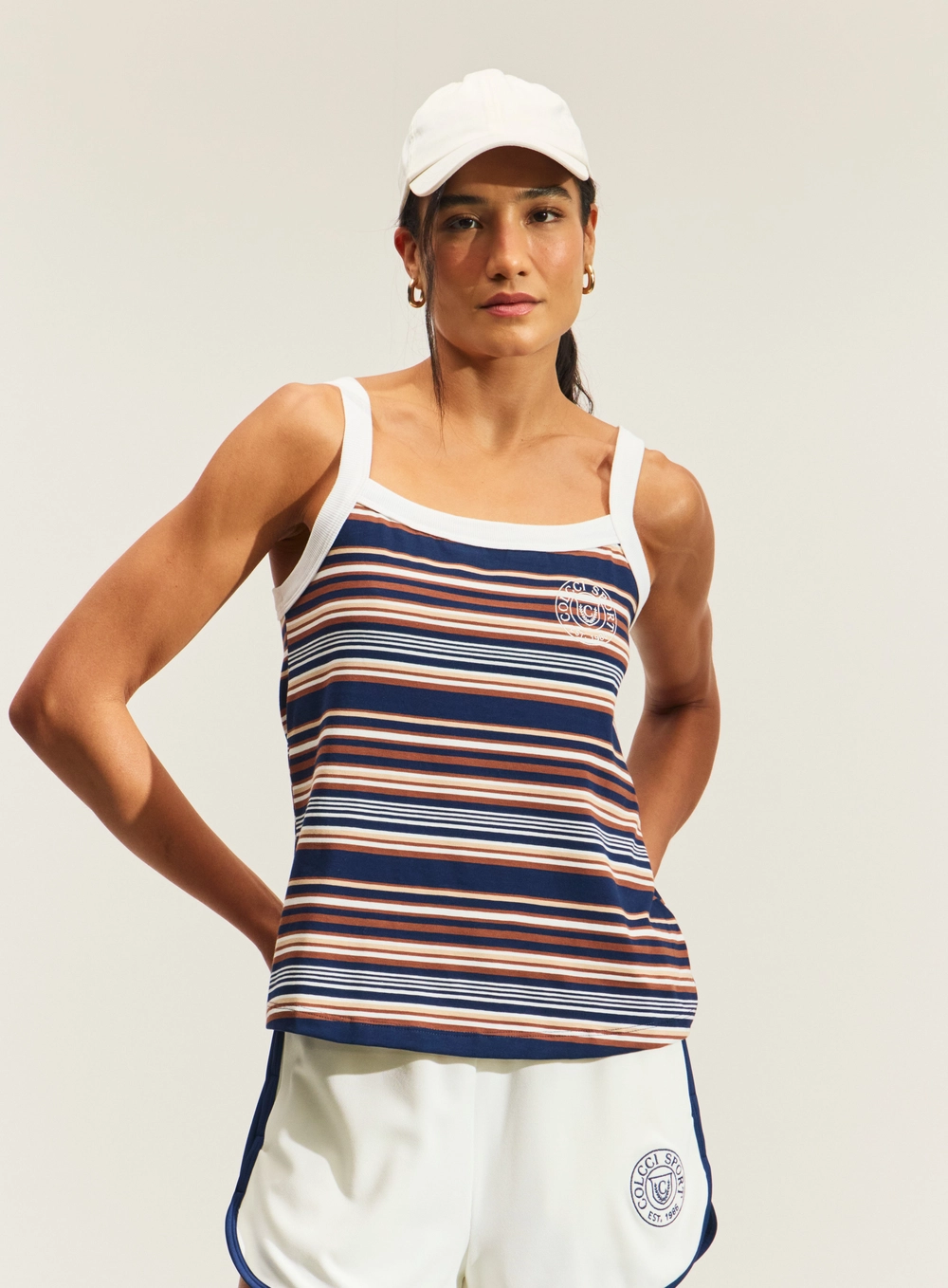 Regata Feminina Com Alças Finas Estampados