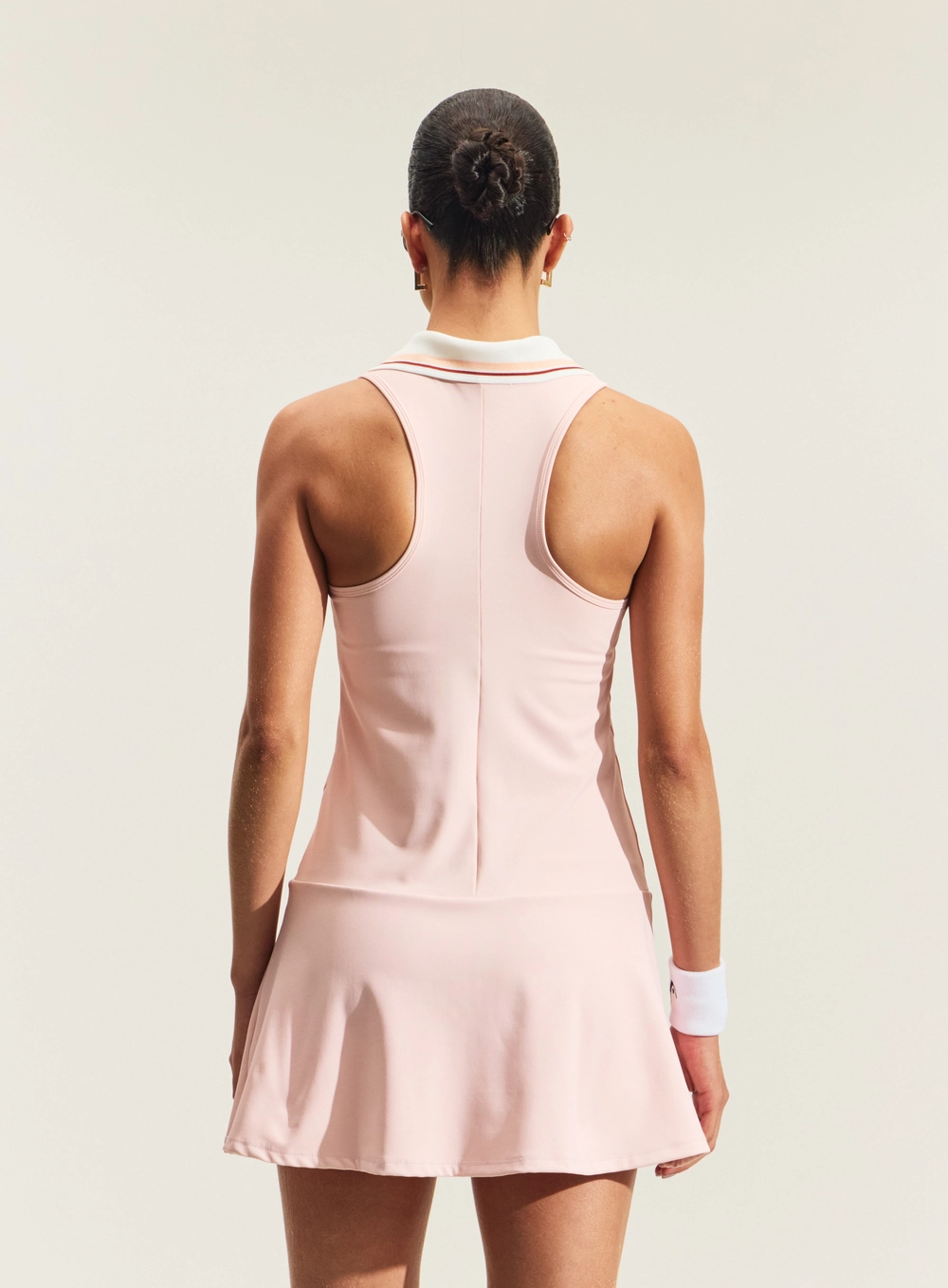 Vestido Curto Polo Com Shorts Interno Rosa